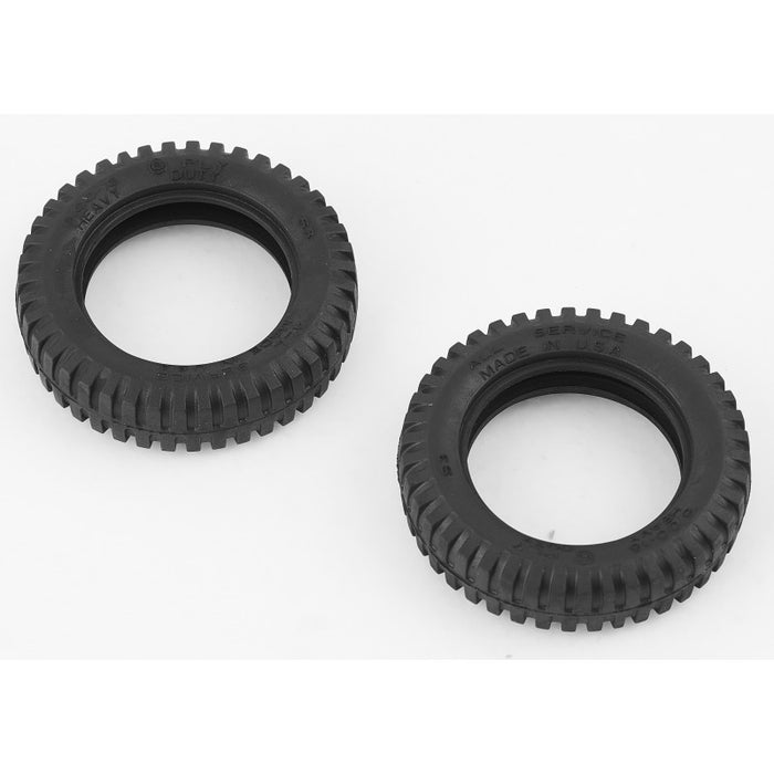 2PCS Wheel Tires for FMS Toyota FJ45 1/12