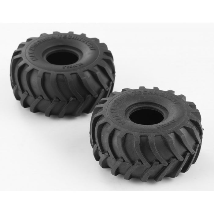 2PCS Wheel Tires for FMS FCX24 Smasher 1/24