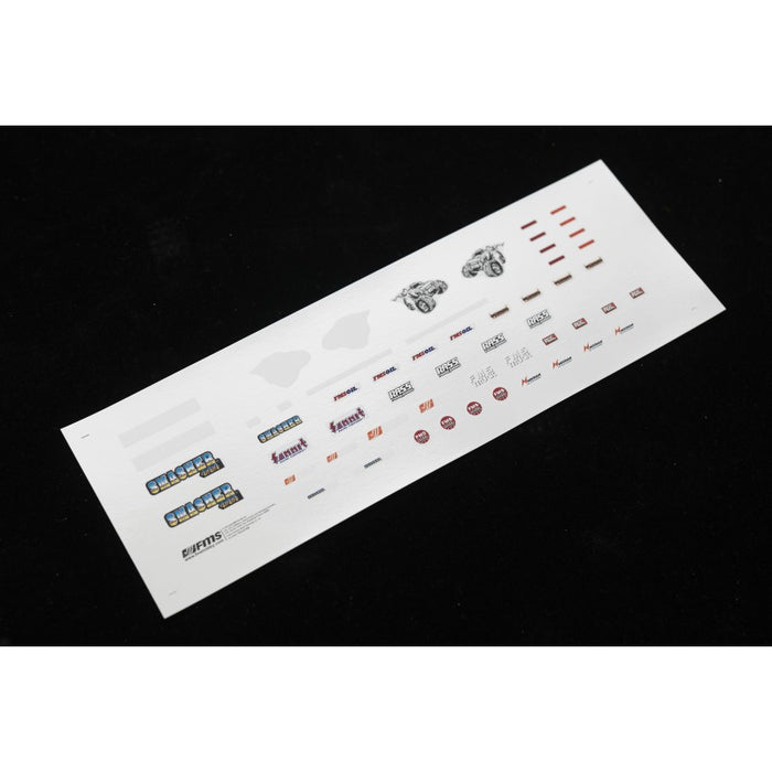 Sticker / Decals for FMS FCX24 Smasher V2 1/24 (B)