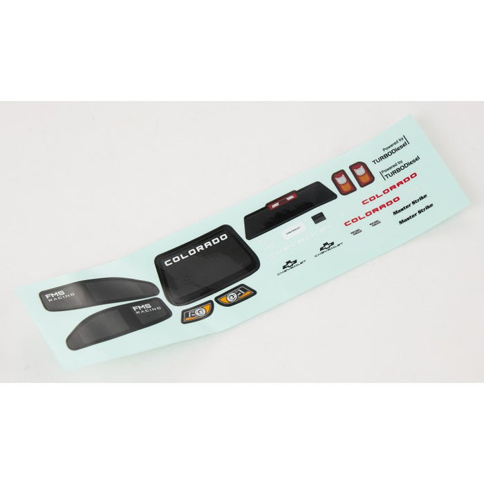 Decal Sheet for FMS FMT24 Colorado 1/24 (White)