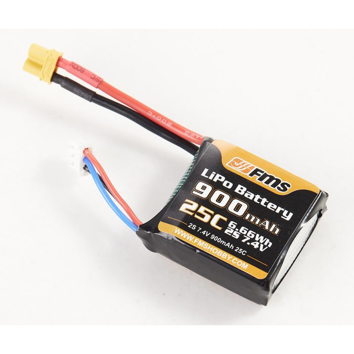 FMS 7.4v 2S 900mAh 25c XT30