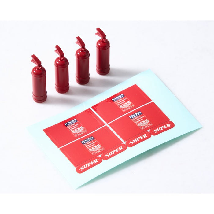 4PCS Fire Extinguisher 1/18