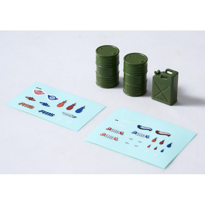 FMS Oil Drum Set 1/18