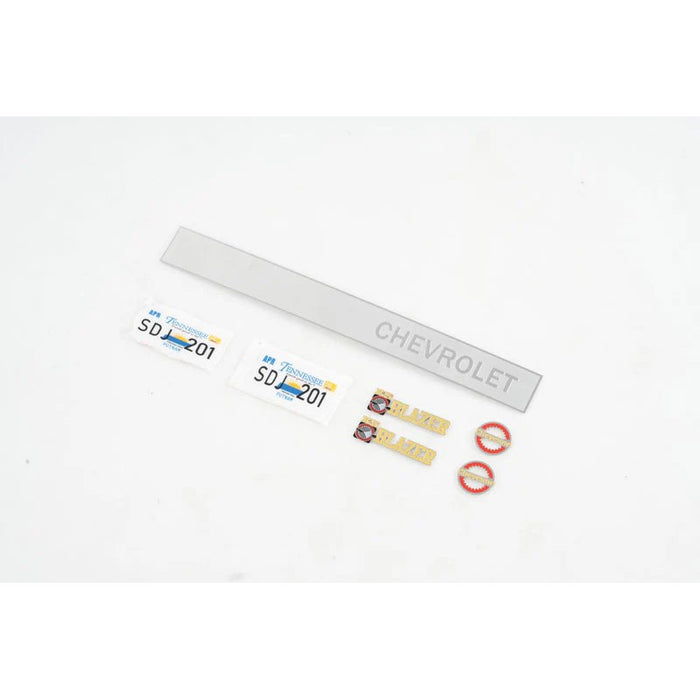 License Plate V2 for FMS FCX10 Chevrolet K5 1/10