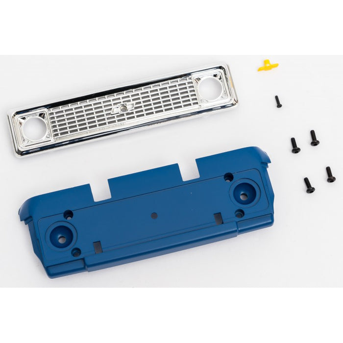 Exhaustion Plate A for FMS FCX24 Chervolet K5 Pro 1/24 (Blue)