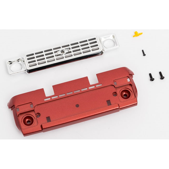 Exhaustion Plate for FMS FCX24 Chervolet K5 Pro 1/24 (Red)