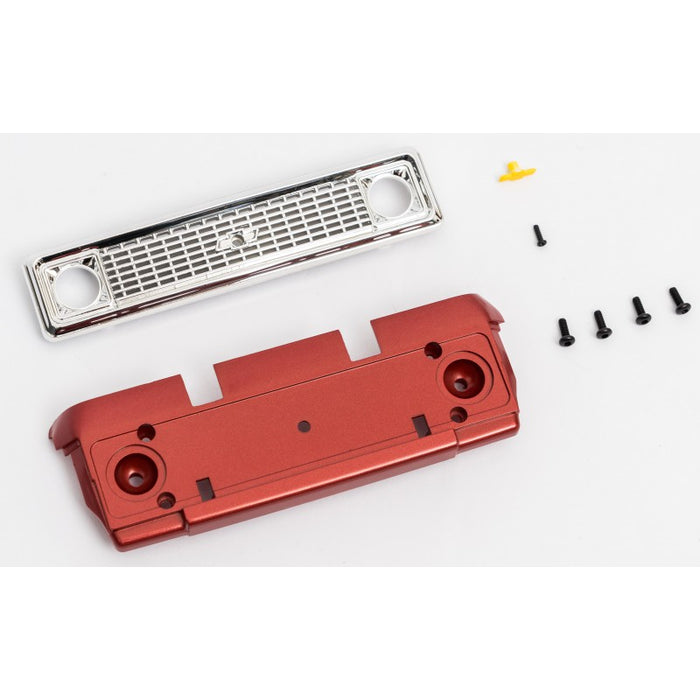 Exhaustion Plate A for FMS FCX24 Chervolet K5 Pro 1/24 (Red)