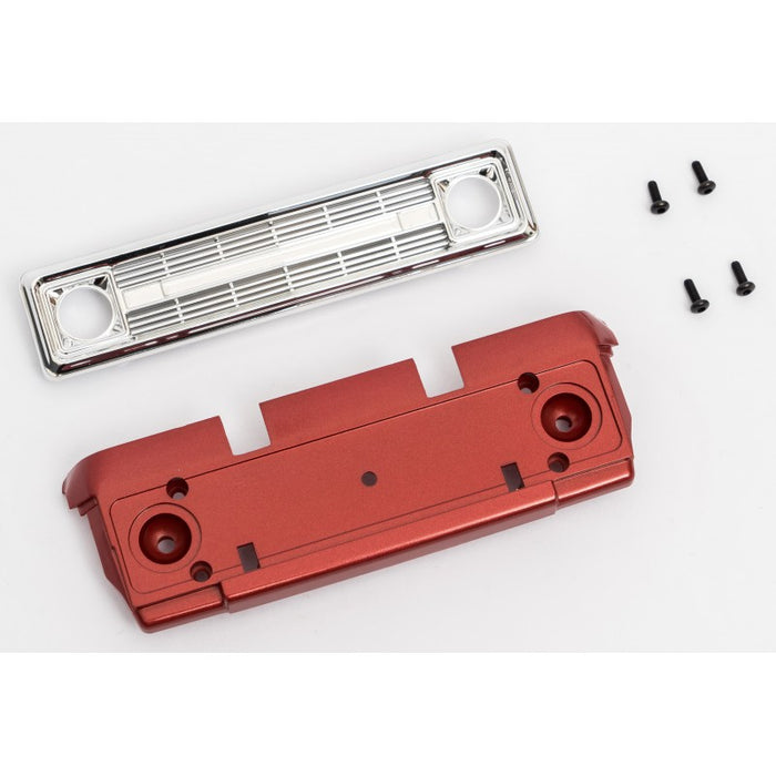 Exhaustion Plate B for FMS FCX24 Chervolet K5 Pro 1/24 (Red)