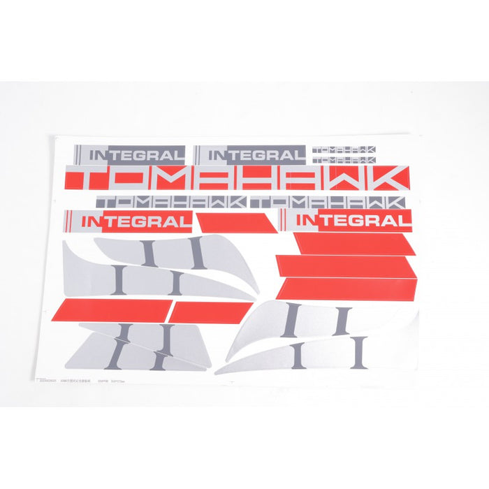 Decals Sheet for FMS 80mm Integral (Red)