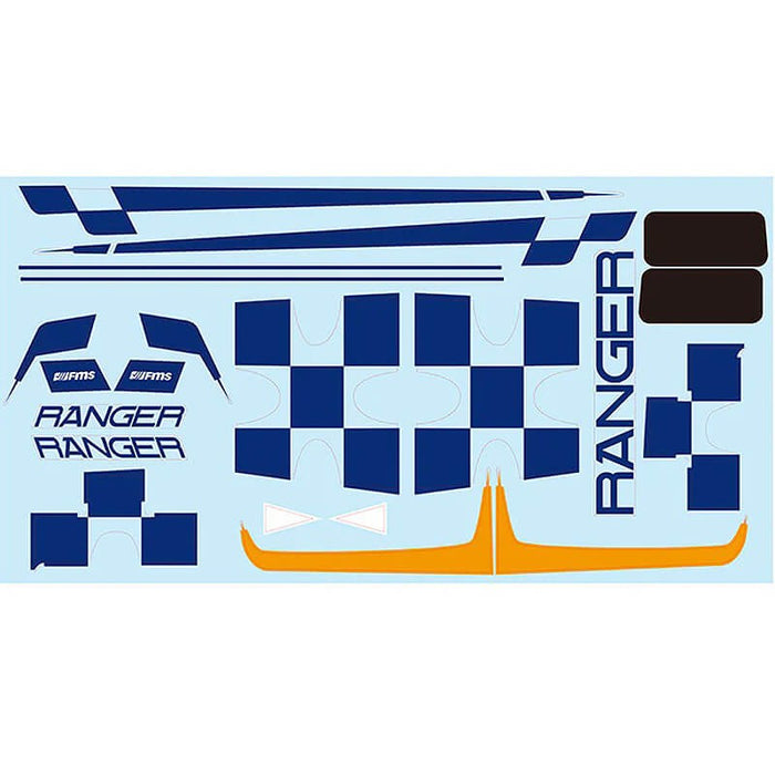 Decal Sheet for FMS 1200mm Ranger V3 (Yellow)