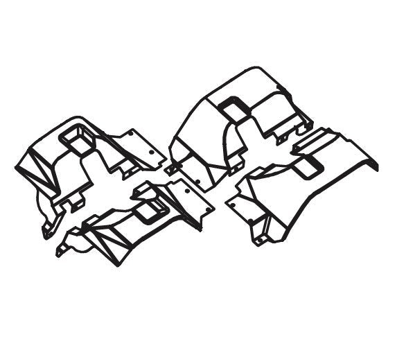 Fender Cover Set for Absima CR1.8 Yucatan 1/8