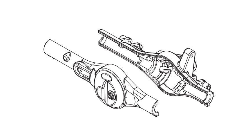 Vorderachskörper für Absima CR4.4 1/10
