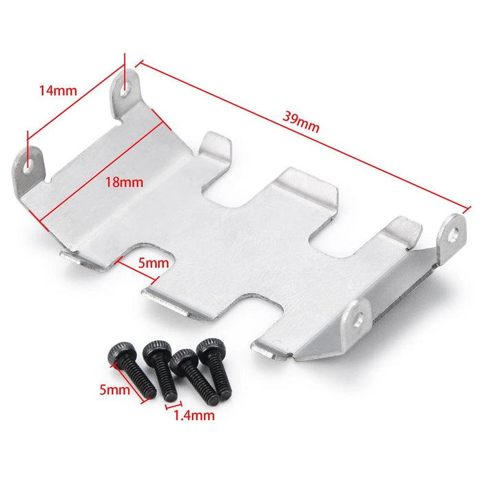 Chassis Protection Skid Plate for Axial SCX24 1/24 (RVS)