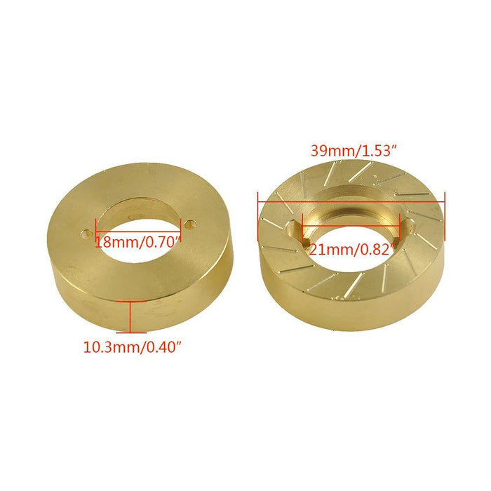 Lenkhebel-Gegengewicht für Axial SCX10 II 90046 90047 1/10 (Messing)