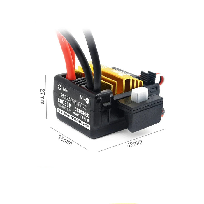 Moteur brossé Surpass Hobby 540 PLUS V2 13T, ESC 80A, carte de programme