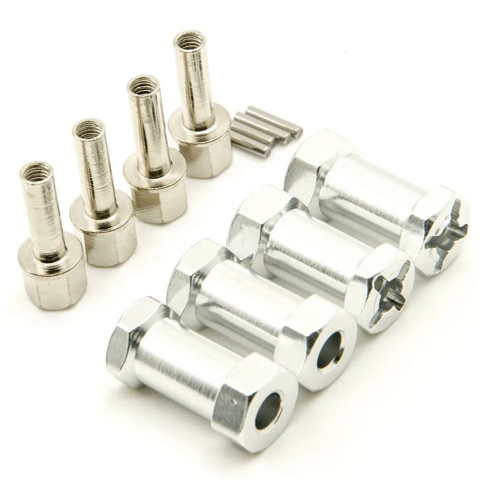 12mm Verlängerter Sechskantadapter 15/20/25/30mm 1/10 (Alu)