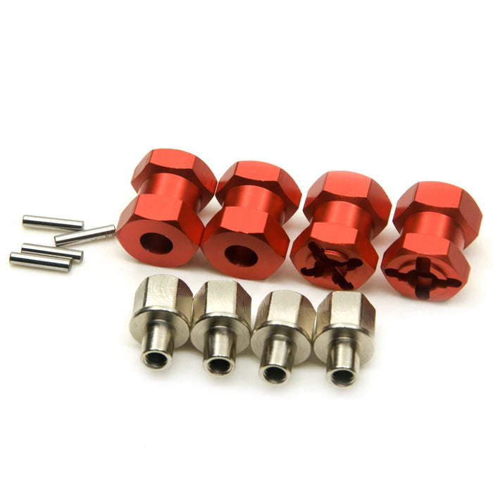 12mm Verlängerter Sechskantadapter 15/20/25/30mm 1/10 (Alu)