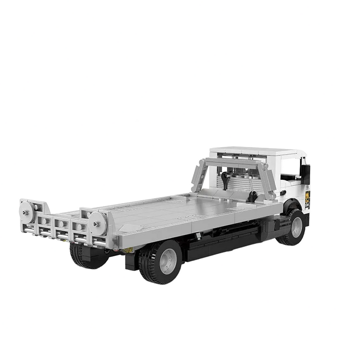 Pinbo PB8836 Flatbed Trailer Truck Model Building Blocks (482 Stukken)