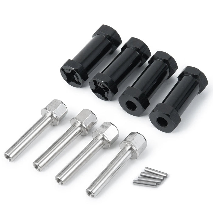 12mm Verlängerter Sechskantadapter 15/20/25/30mm 1/10 (Alu)