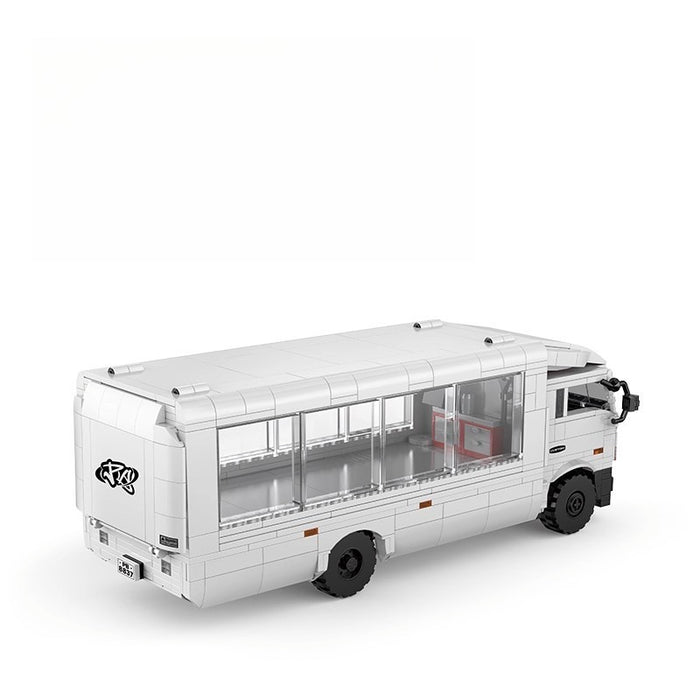 Pinbo PB8837 F3 Closed Trailer Truck Model Building Blocks (830 Stukken)