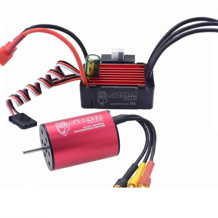 Surpass Hobby 2435 6100KV Brushless Motor w/ 25A 2S ESC