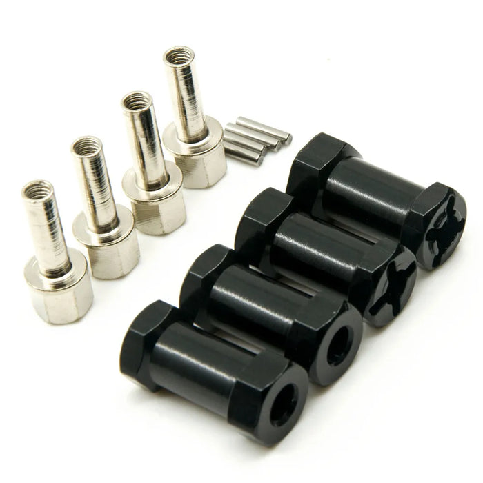 12mm Verlängerter Sechskantadapter 15/20/25/30mm 1/10 (Alu)