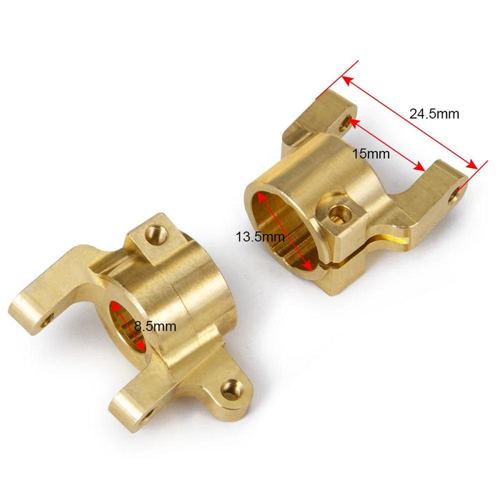 Lenkhebelträger für Axial SCX10 II 90046 90047 1/10 (Messing)