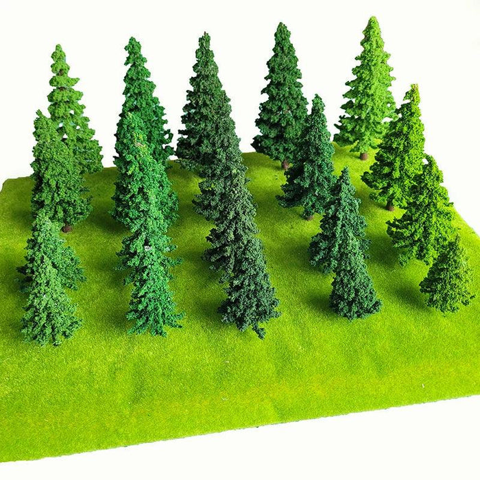 2PCS 60-120mm Pine Tree Model