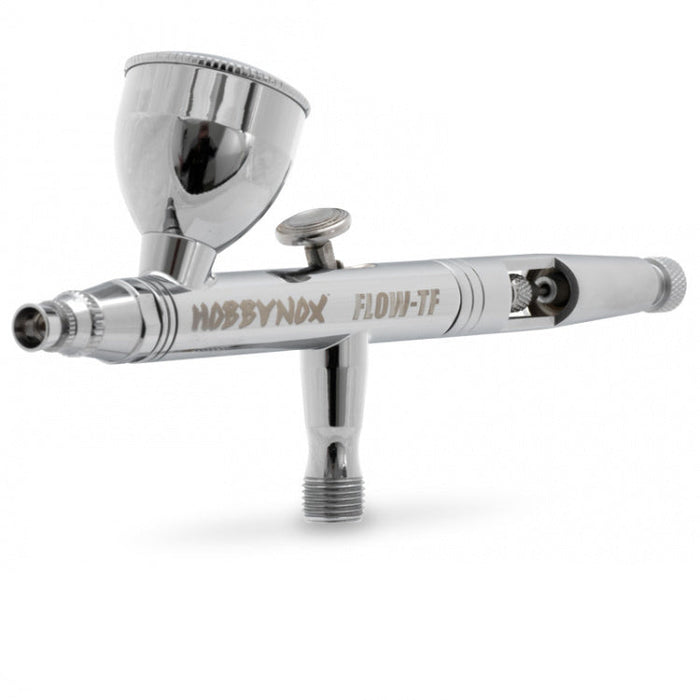Hobbynox FLOW-TF V2 Airbrush Top-Feed 0.3/0.5/0.8mm 2/5/13cc 1.8m Schlauch