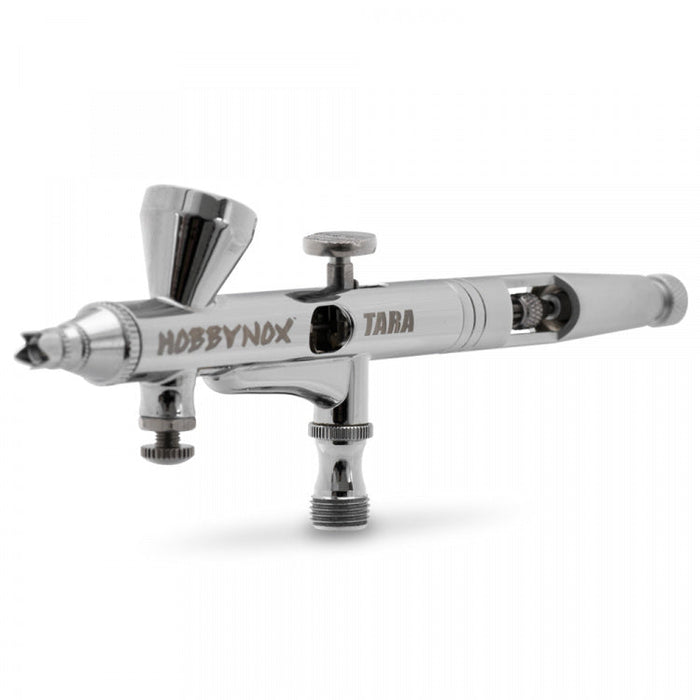Hobbynox TARA Airbrush mit Oberseitenzufuhr 0.2/0.3/0.5mm 2cc 1.8m Schlauch