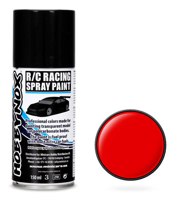 Hobbynox Red R/C Racing Spray Paint 150 ml