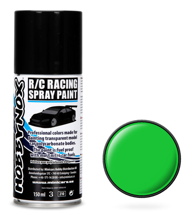 Hobbynox leuchtend grüne R/C-Rennsprühfarbe 150ml