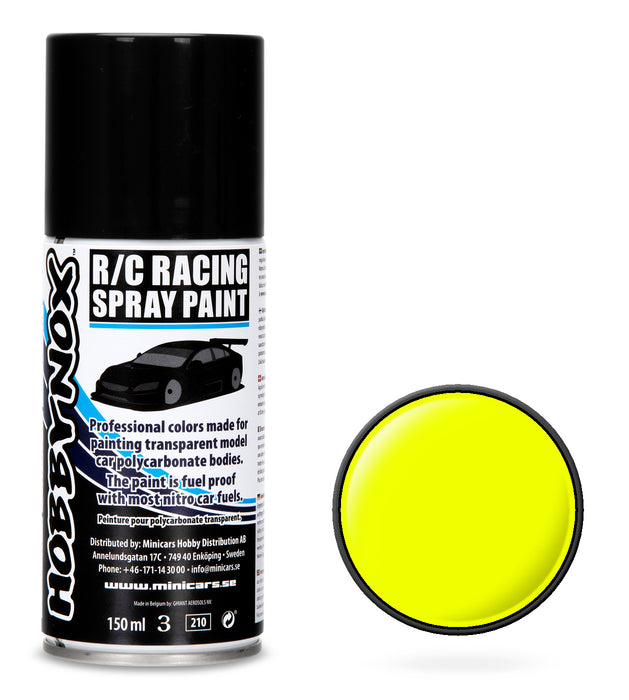 Hobbynox neongelbe R/C-Rennsprühfarbe 150ml