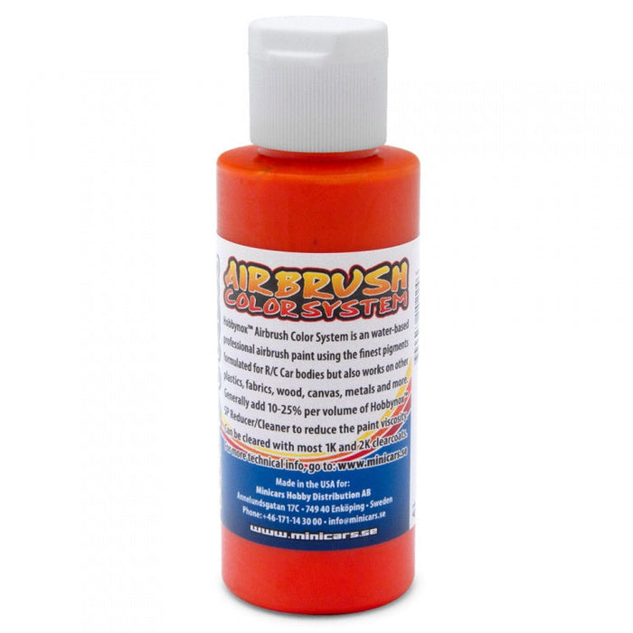 Peinture aérographe Hobbynox orange transparente 60ml