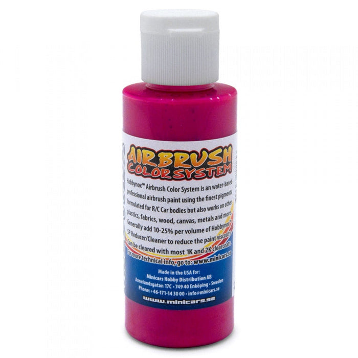 Hobbynox Airbrush Color Transparent Pink 60ml