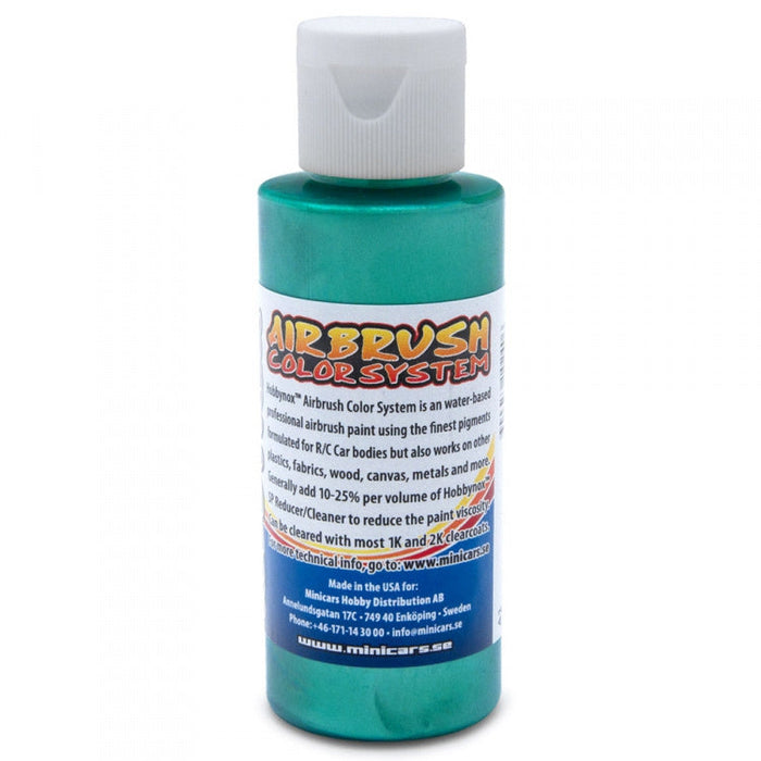 Peinture pour aérographe Hobbynox Pearl Green 60ml