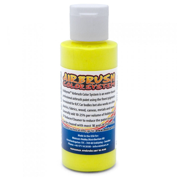 Hobbynox Airbrush Color Neon Yellow 60ml