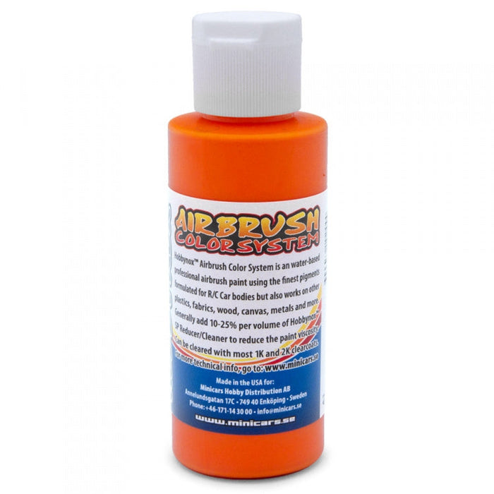Hobbynox Airbrush Color Neon Flame Orange 60ml