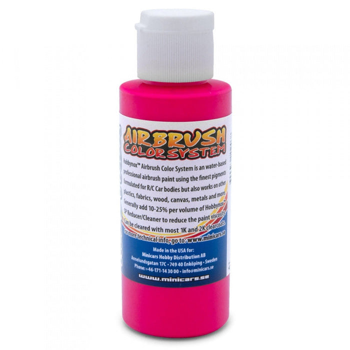 Hobbynox Airbrush Color Neon Pink 60ml