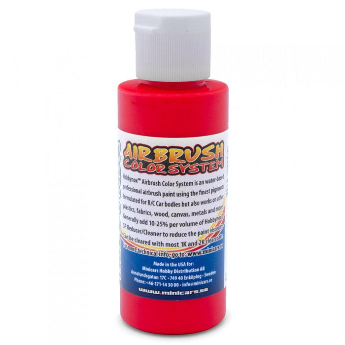 Hobbynox Airbrush Color Neon Red 60ml