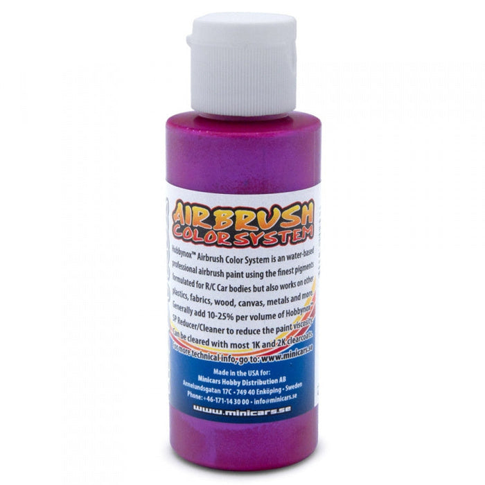 Hobbynox Airbrush-Farbe schillerndes Candy-Rot 60ml