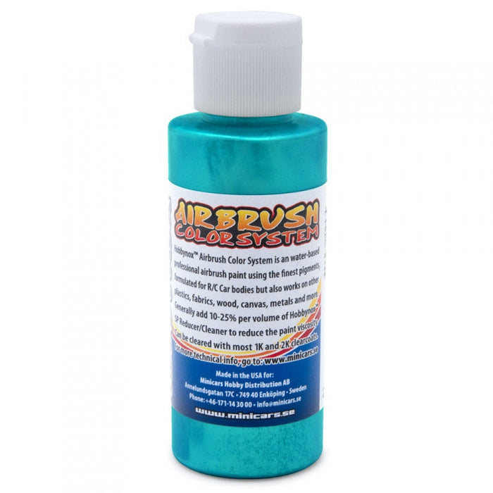 Hobbynox Airbrush-Farbe schillerndes Blaugrün 60ml