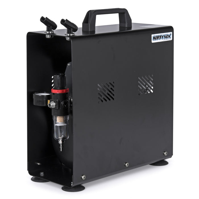 Compresseur d’aérographe Hobbynox 1/6 HP avec réservoir de 3 L (0-4BAR)