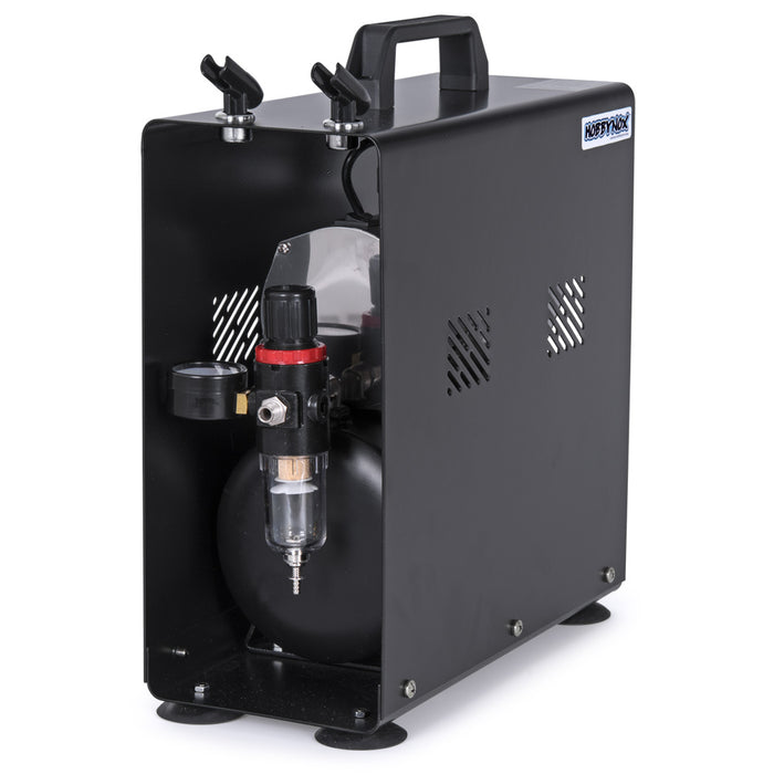 Compresseur d’aérographe Hobbynox 1/6 HP avec réservoir de 3 L (0-4BAR)