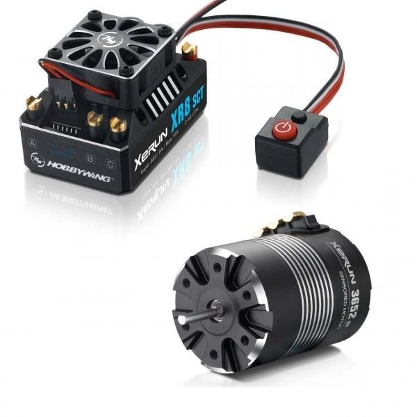 Hobbywing Xerun XR8 SCT ESC/3652SD D5.0 E 6100kV Motor Combo