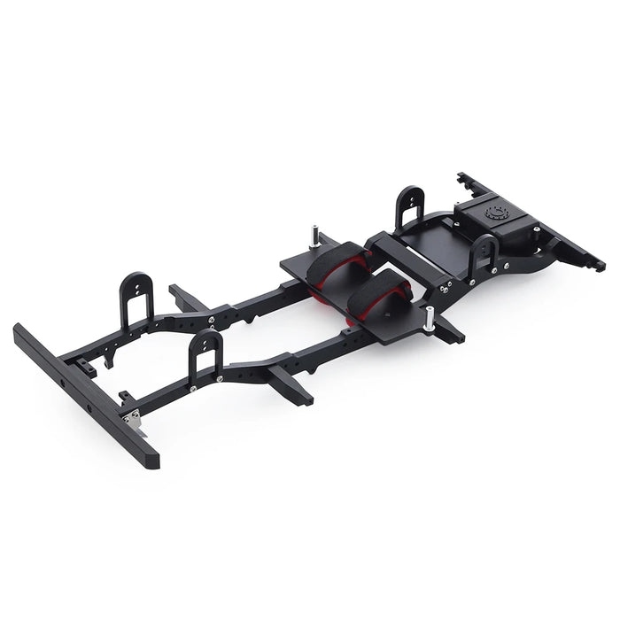Chassis Frame w/ Transmission Transfer Case for RC4WD Gelande II 1/10 (Metaal)