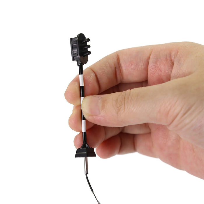 Feu de signalisation de passage à niveau à l'échelle OO, 10 pièces, 1/75 (métaal) JTD7511RYG