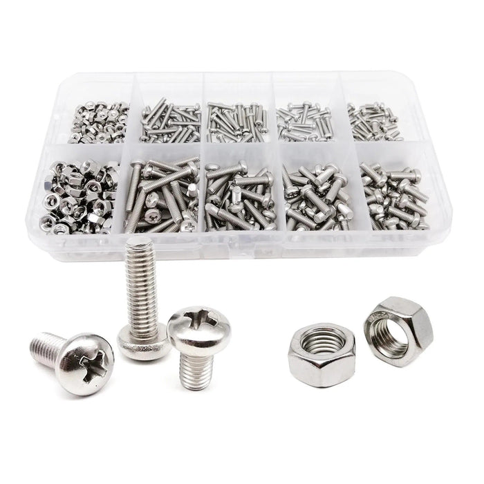 400/2100pcs Screw, Nuts Kit