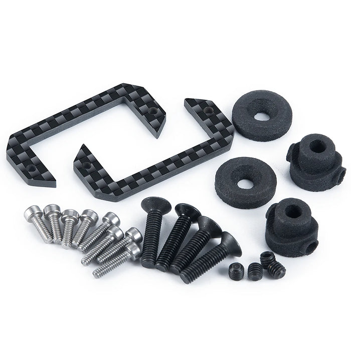 Protection de servo pour Axial SCX10 III AXI03006 AXI03007 1/10 (Koolstofvezel)