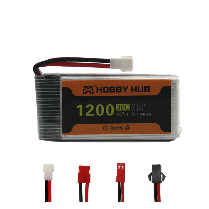 Hobby Hub 3.7V 1200mAh 30C Lipo-Batterie